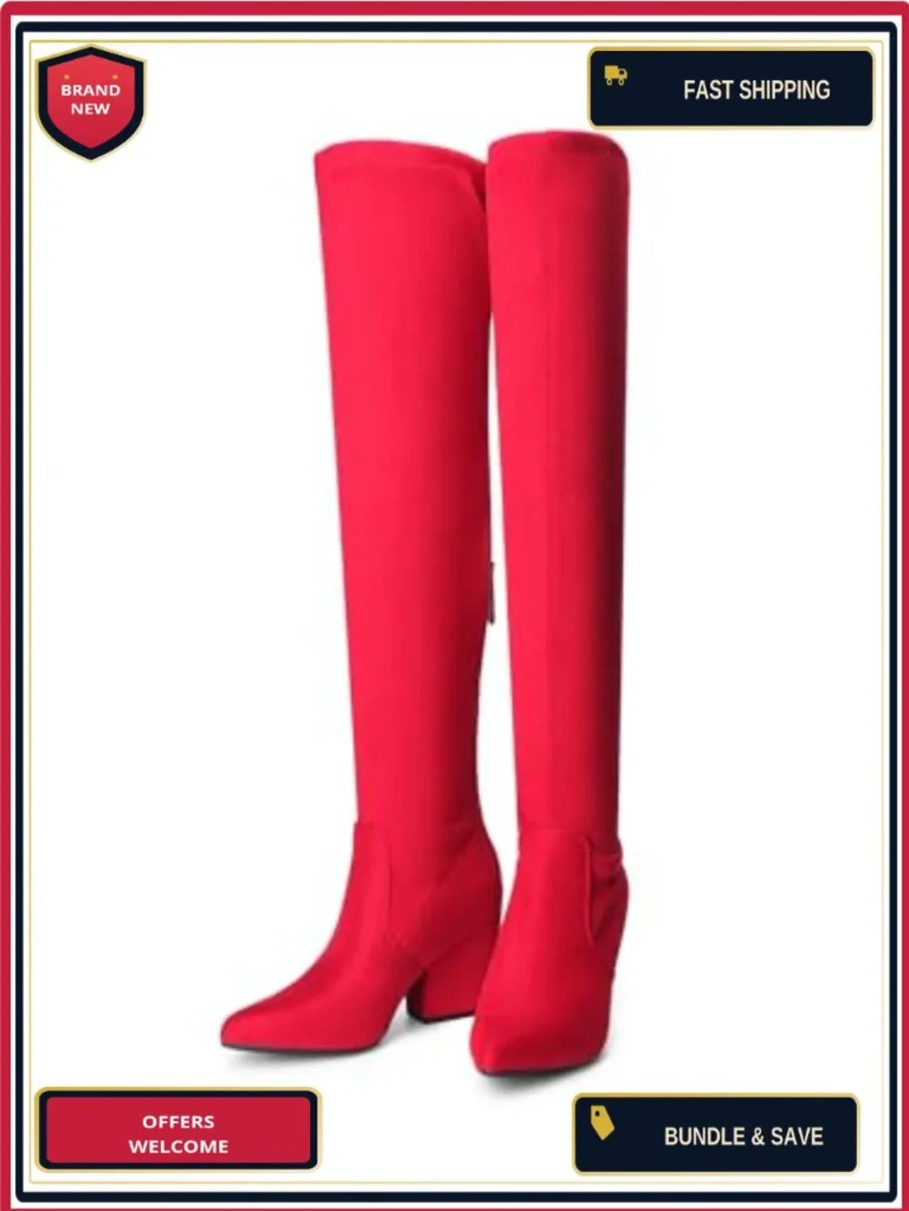 Women's Over the Knee High Boots 2.95